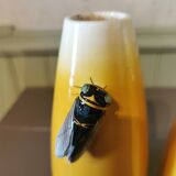 Pair of vintage vases massier vallauris