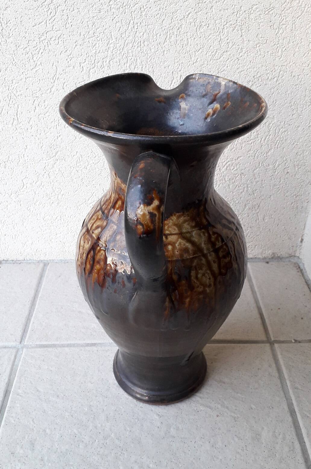 Saint Amand Normandy stoneware pitcher