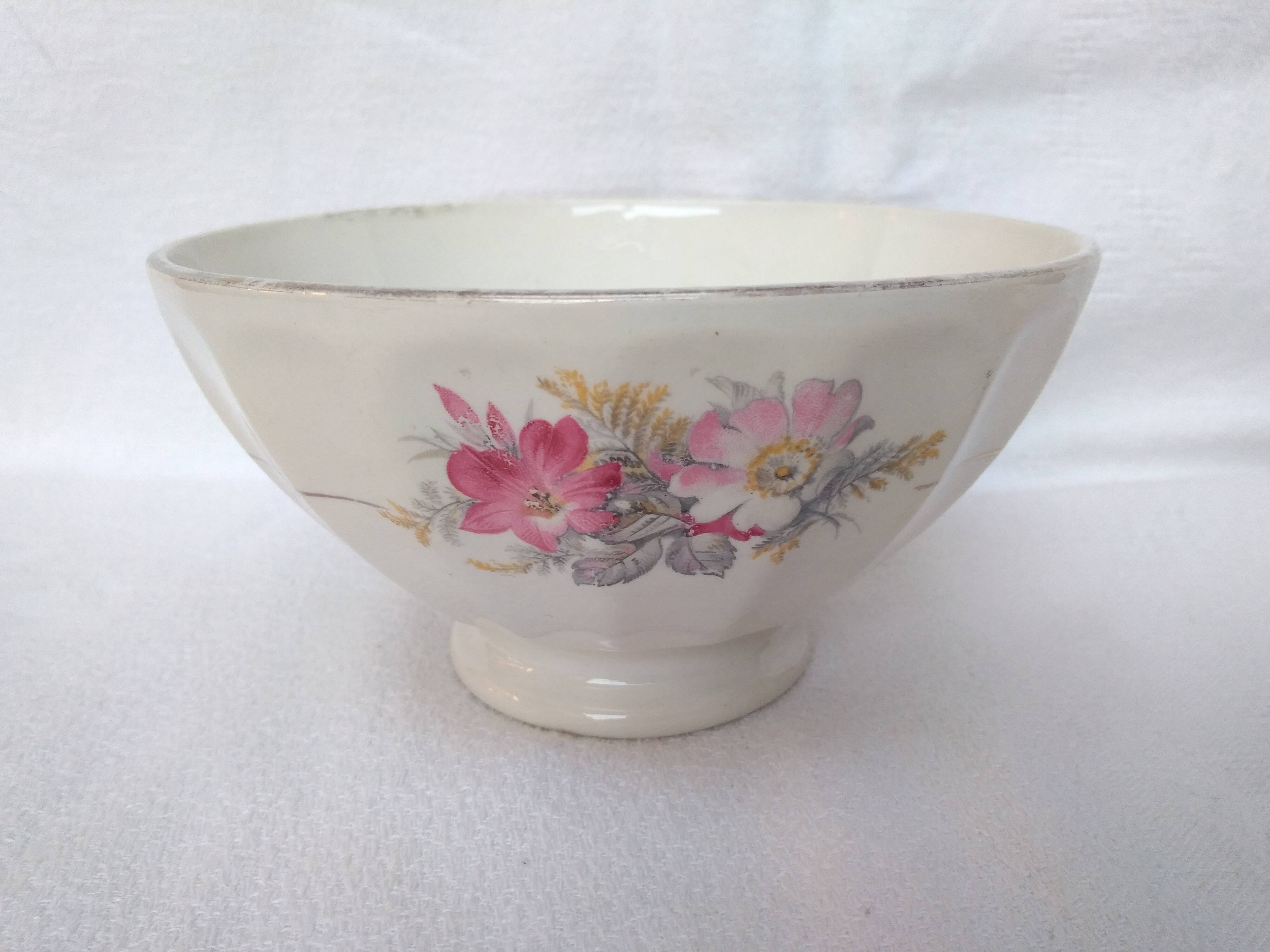 Old bowl Sarreguemines