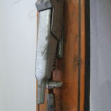 Pair of vintage wooden child skis