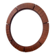 Large round mirror mahogany end 60 diameter 106.7 cm