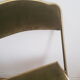 Velvet folding chair