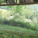 Antique mercury mirror. (Fireplace mirror)