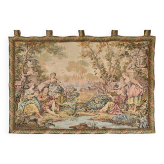 Tapestry depicting a pastoral scene