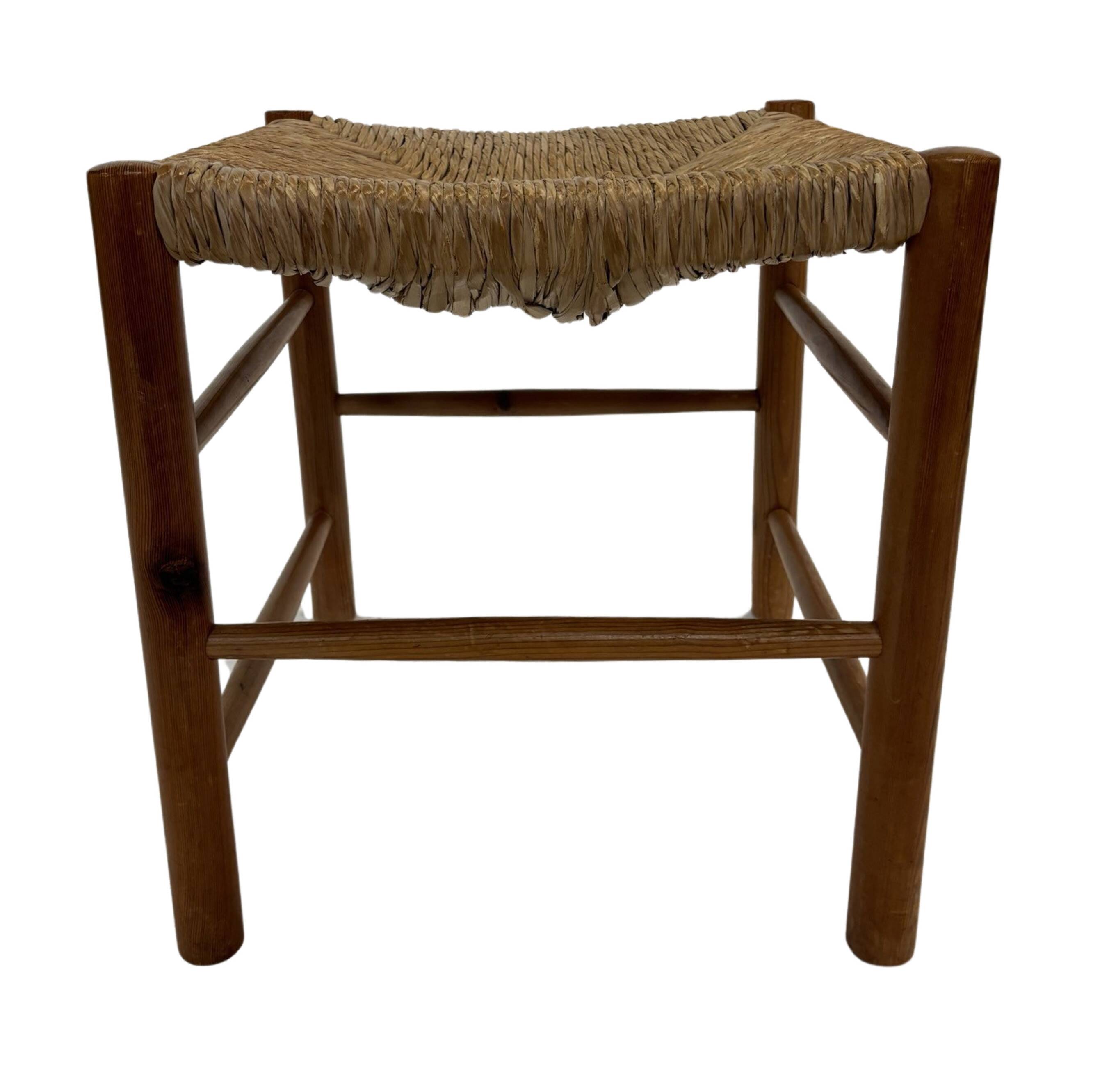 Vintage Dordogne Stool for Robert Sentou, 1970