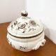 Soup tureen / Vegetable dish in earthenware - Sarreguemines - 1940s/50s