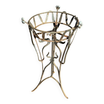 Porte plantes/pot noir