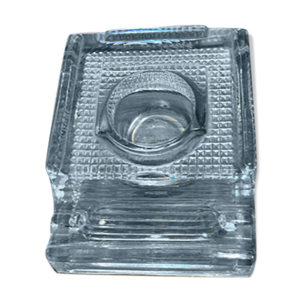 Inkwell glass pen holder