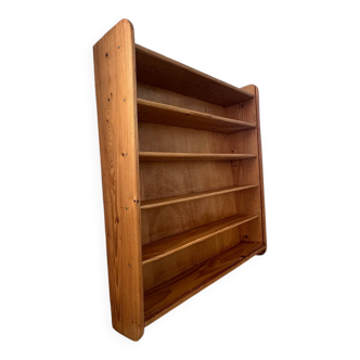 Wooden wall shelf