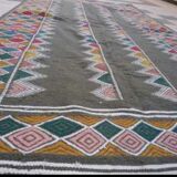 Tapis vert berbère  fait à la main 260x135cm