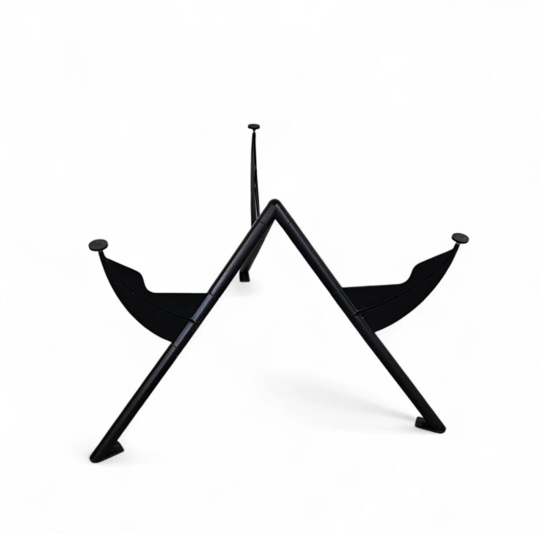 Philippe Starck / 1984 for François Mitterrand's private office / President M / black dining table frame / Baleri