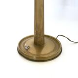 Vintage Three-Arm Brass Table Lamp with a Candelabra Design, Italy