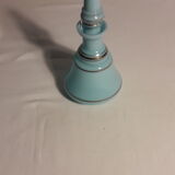 Flask in turquoise blue opaline golden liseret