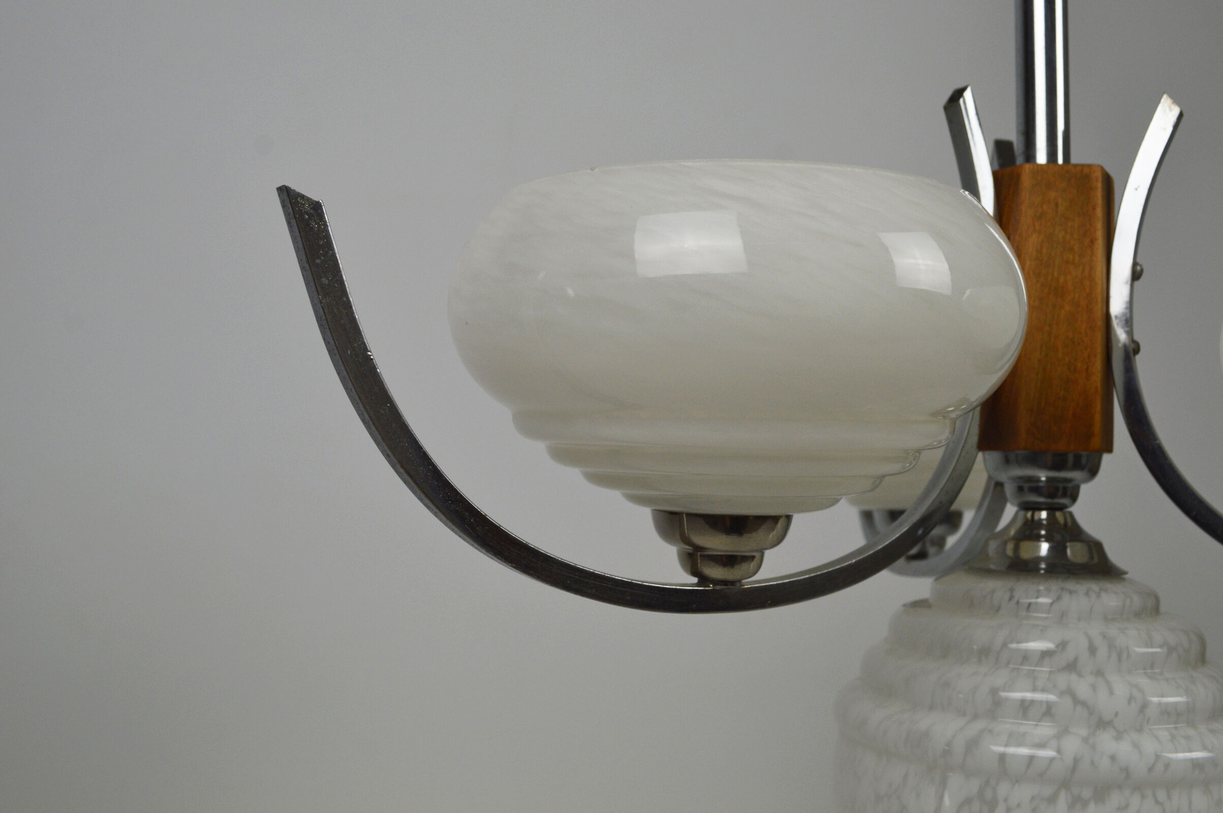 Art deco modernist chandelier, 1940