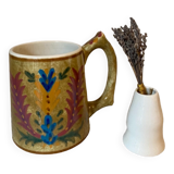 Colorful Greek ceramic vase/pot