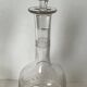 Pair of engraved crystal decanters