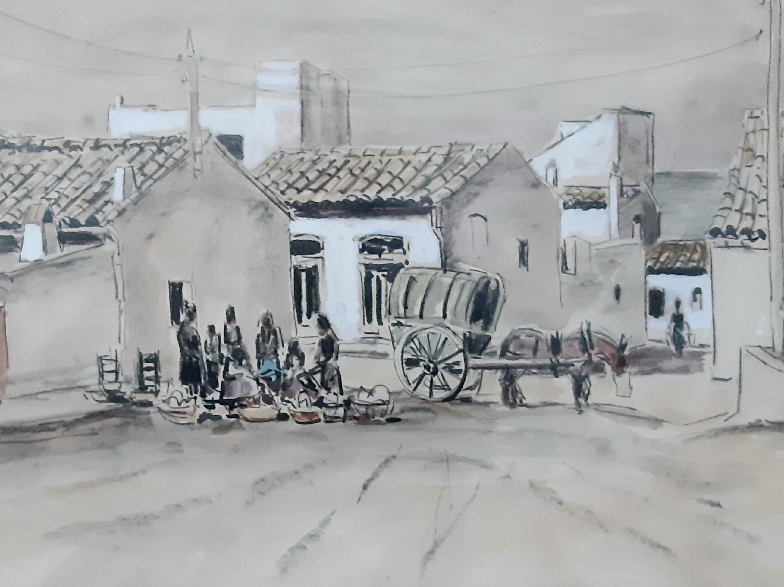 Watercolour by Paul Decrind