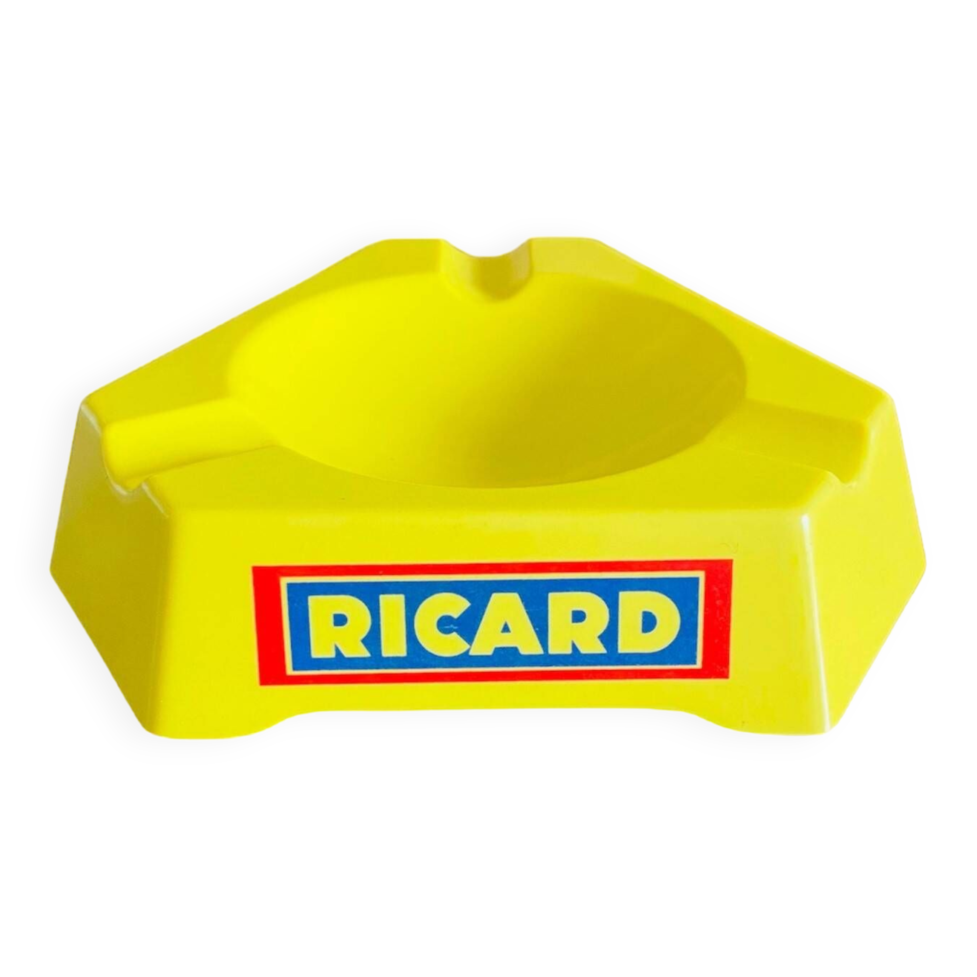 Cendrier vintage Ricard jaune