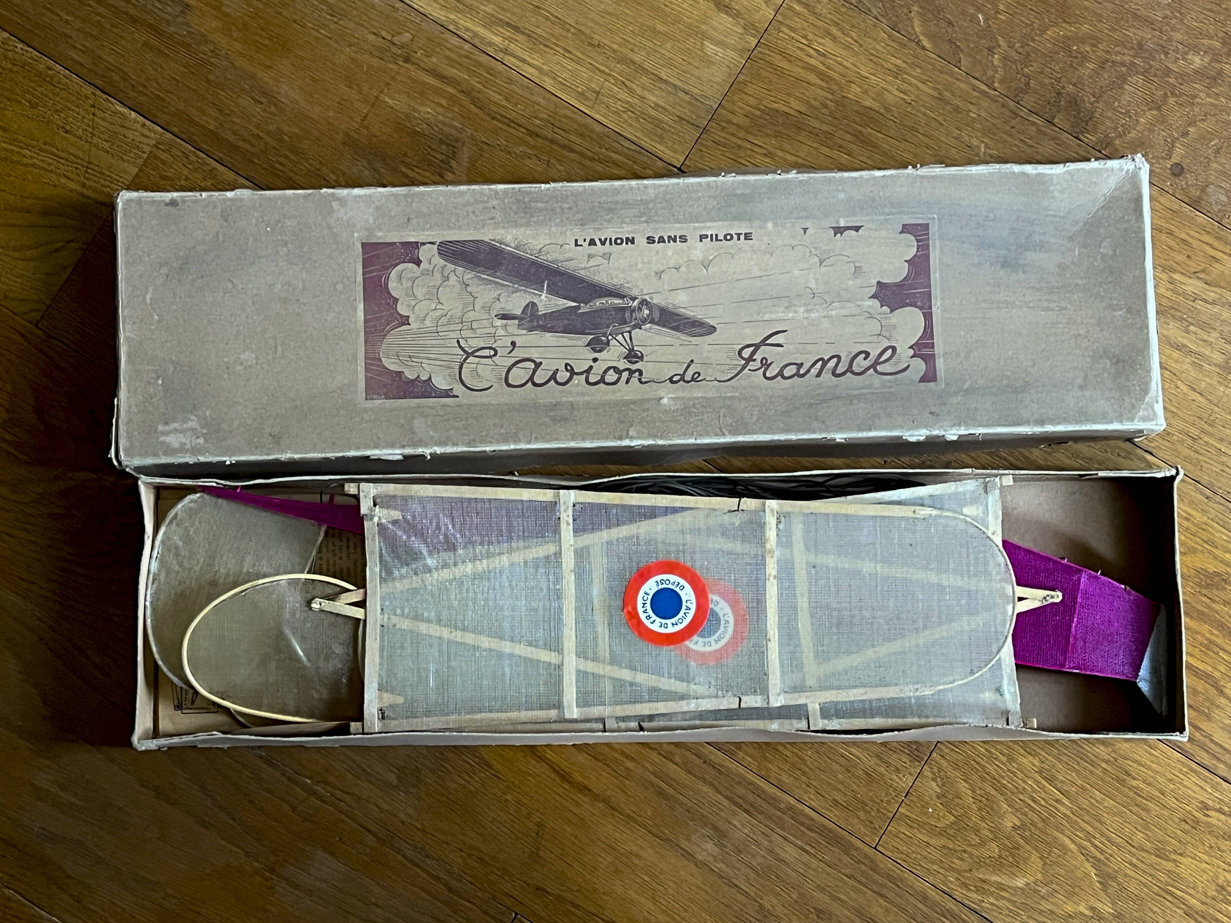 The French Airplane, "Eagle" model circa 1940, United France unmanned aircraft