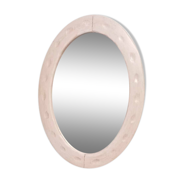 Miroir coiffeuse ancien relooké