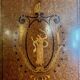 Louis XVI style showcase library in marquetry
