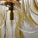 Murano Glass Feather Chandelier 1970’s