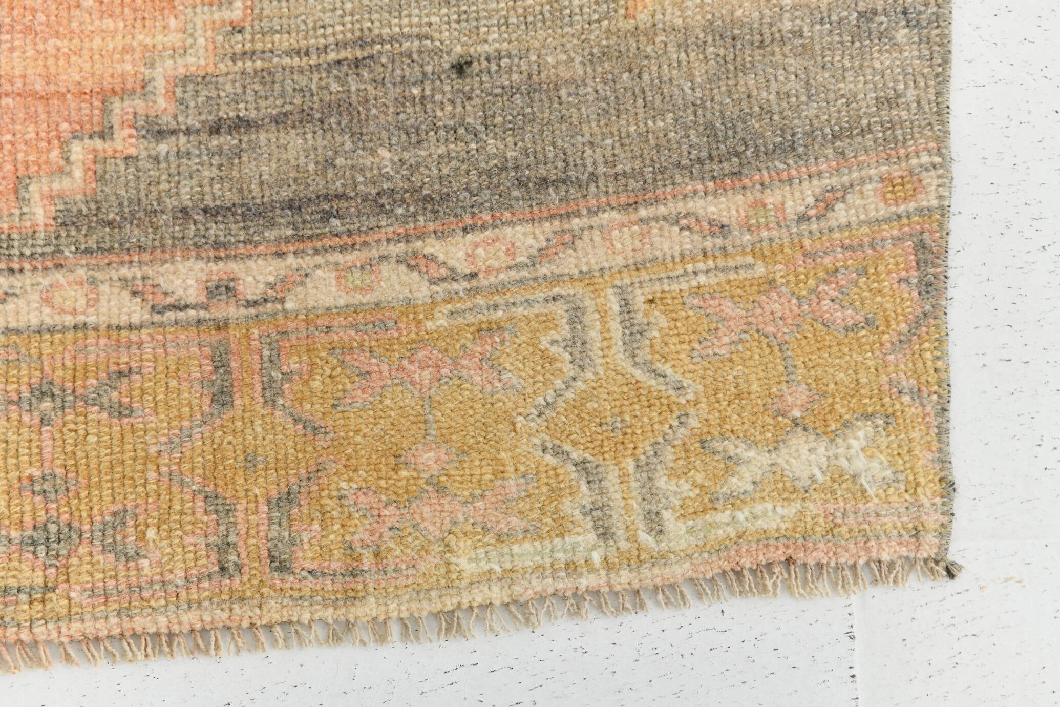 3x12 oriental vintage runner rug.