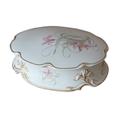 Biscuit candy box from Limoges - The star - hand-enhanced