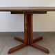 Table danoise ovale extensible en teck, années 60