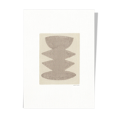Peinture sur papier illustration abstraite datée et signée Eawy sans cadre
