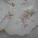 Ancien plat serviteur mendiant porcelaine