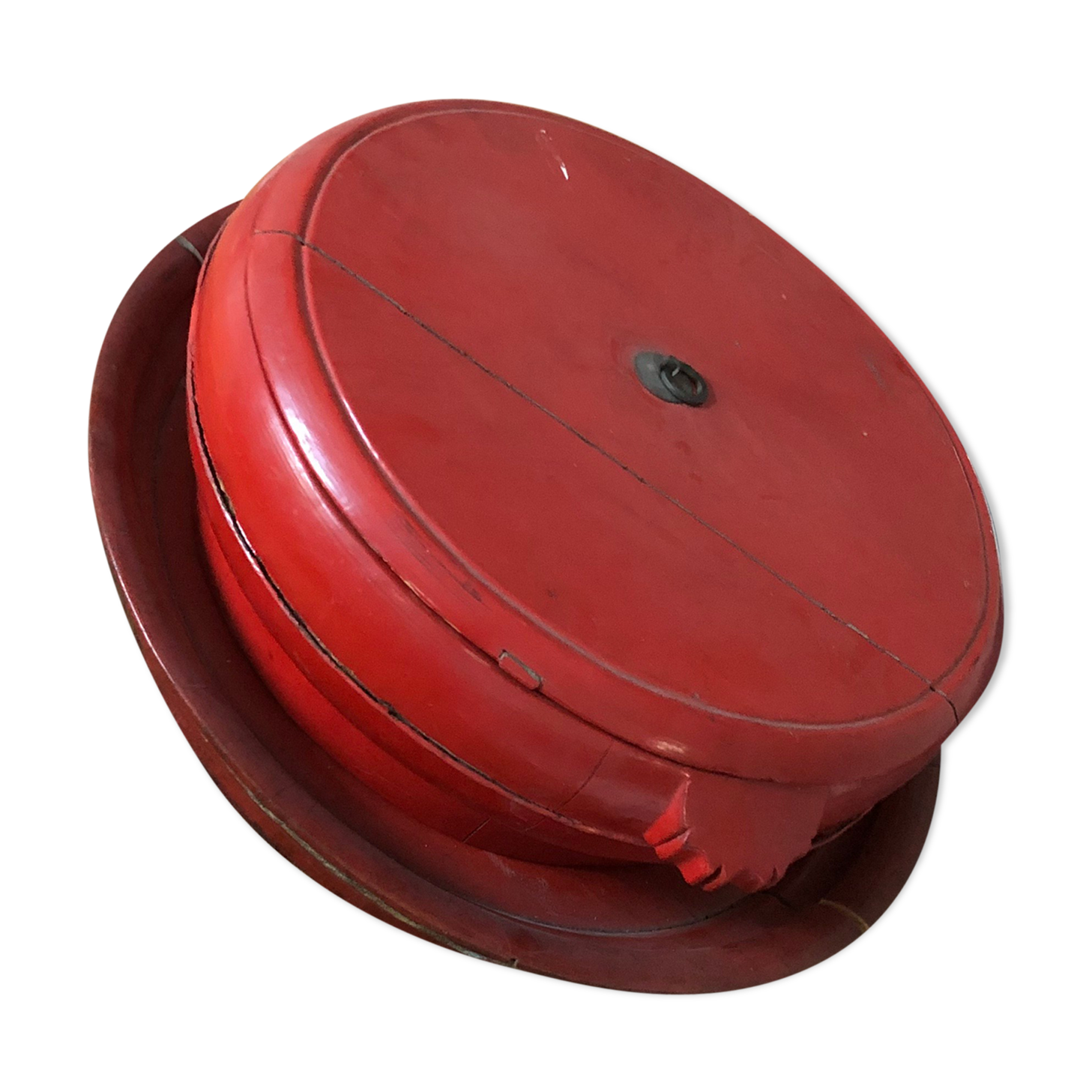 Plateau and box - traditional Chinese red