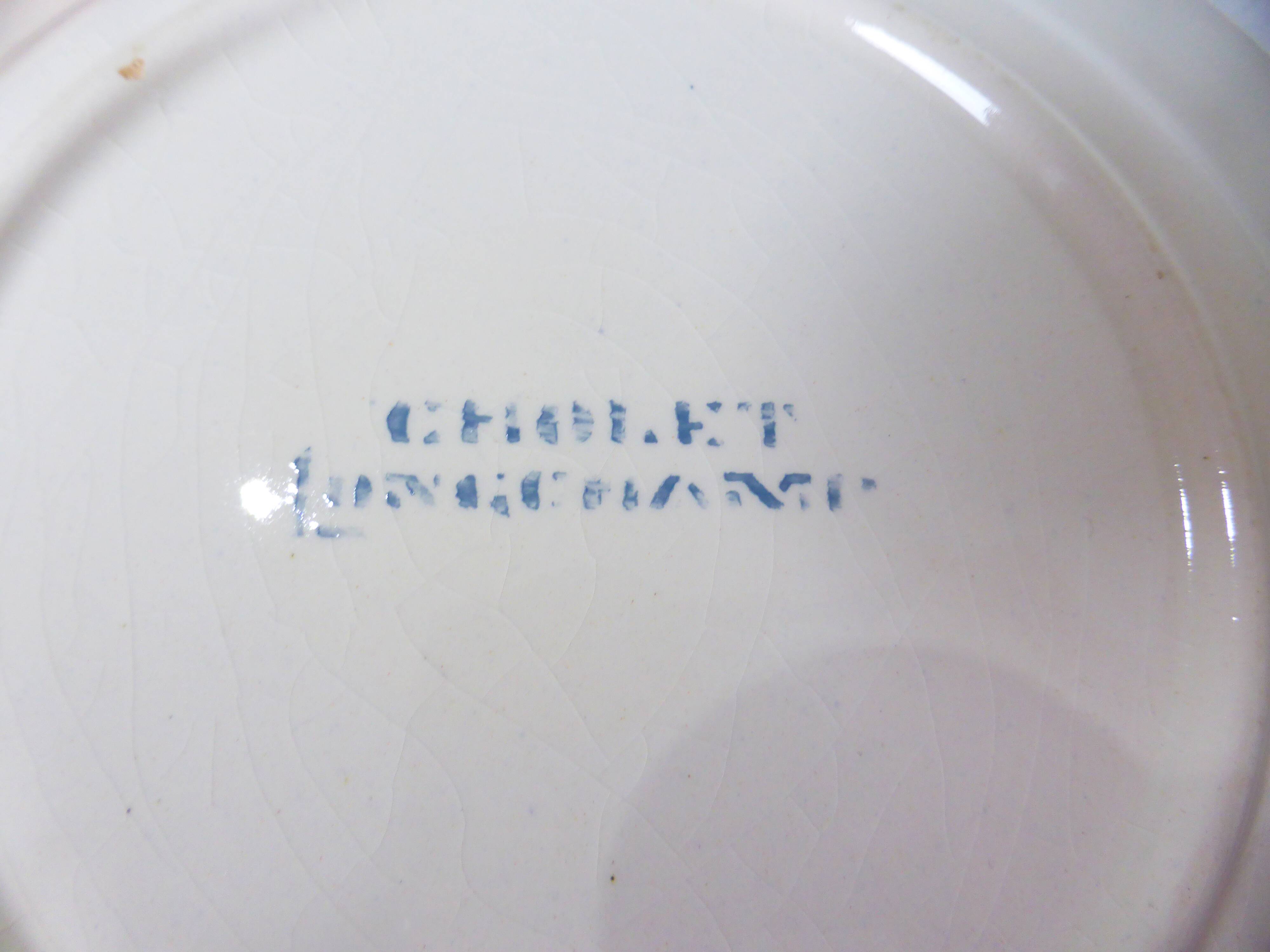 4 assiettes dessert vintage de Longchamp modèle Cholet (2103119)