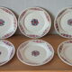 Six plates of Badonviller Art Deco