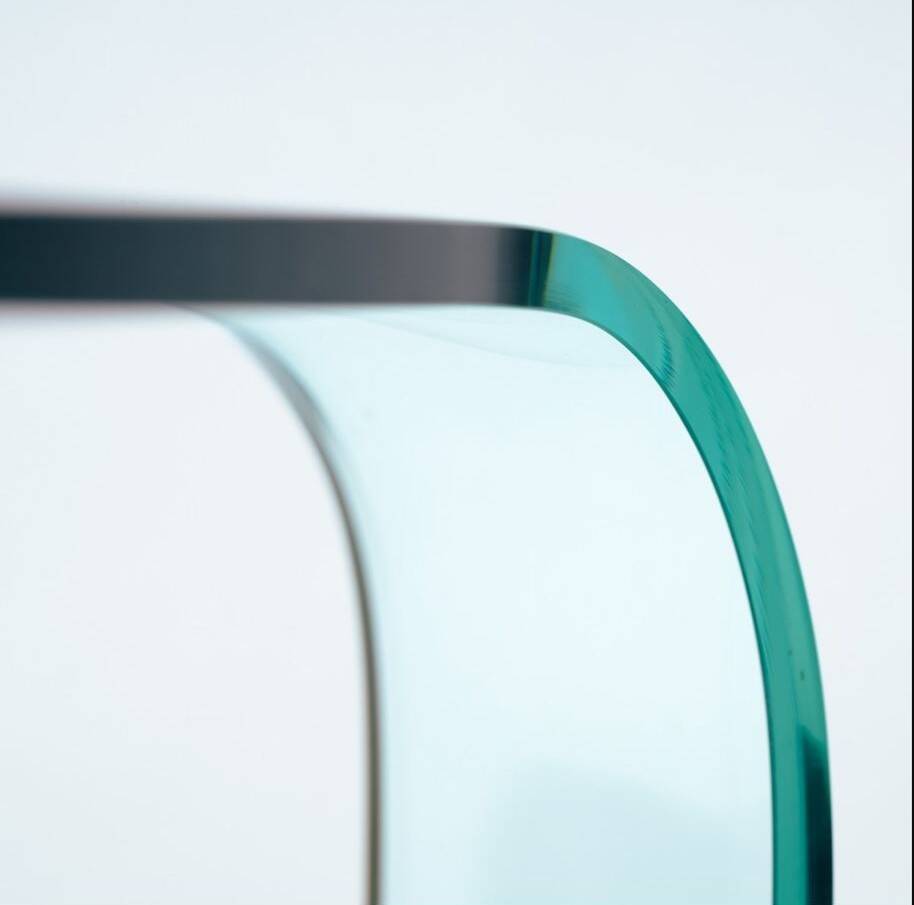 Table en verre "Ragno"-Vittorio Livi-FIAM-1980