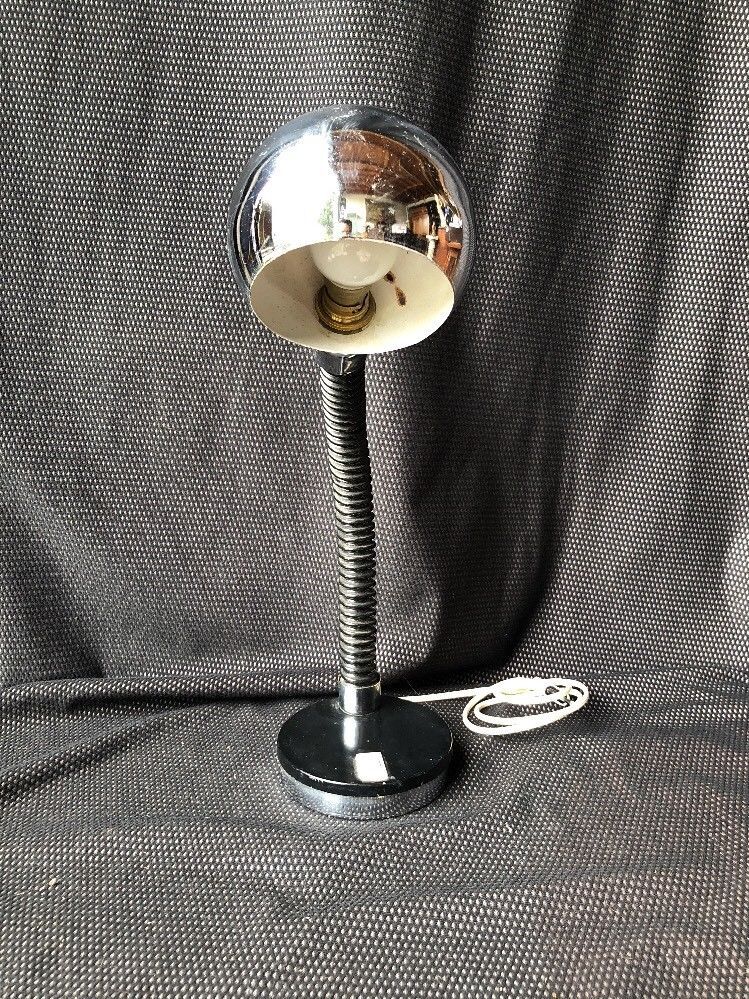 Vintage chrome office lamp 1970/1980