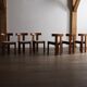 Ensemble de 6 chaises de salle à manger par Luigi Vaghi pour Former, Italie, années 1960.