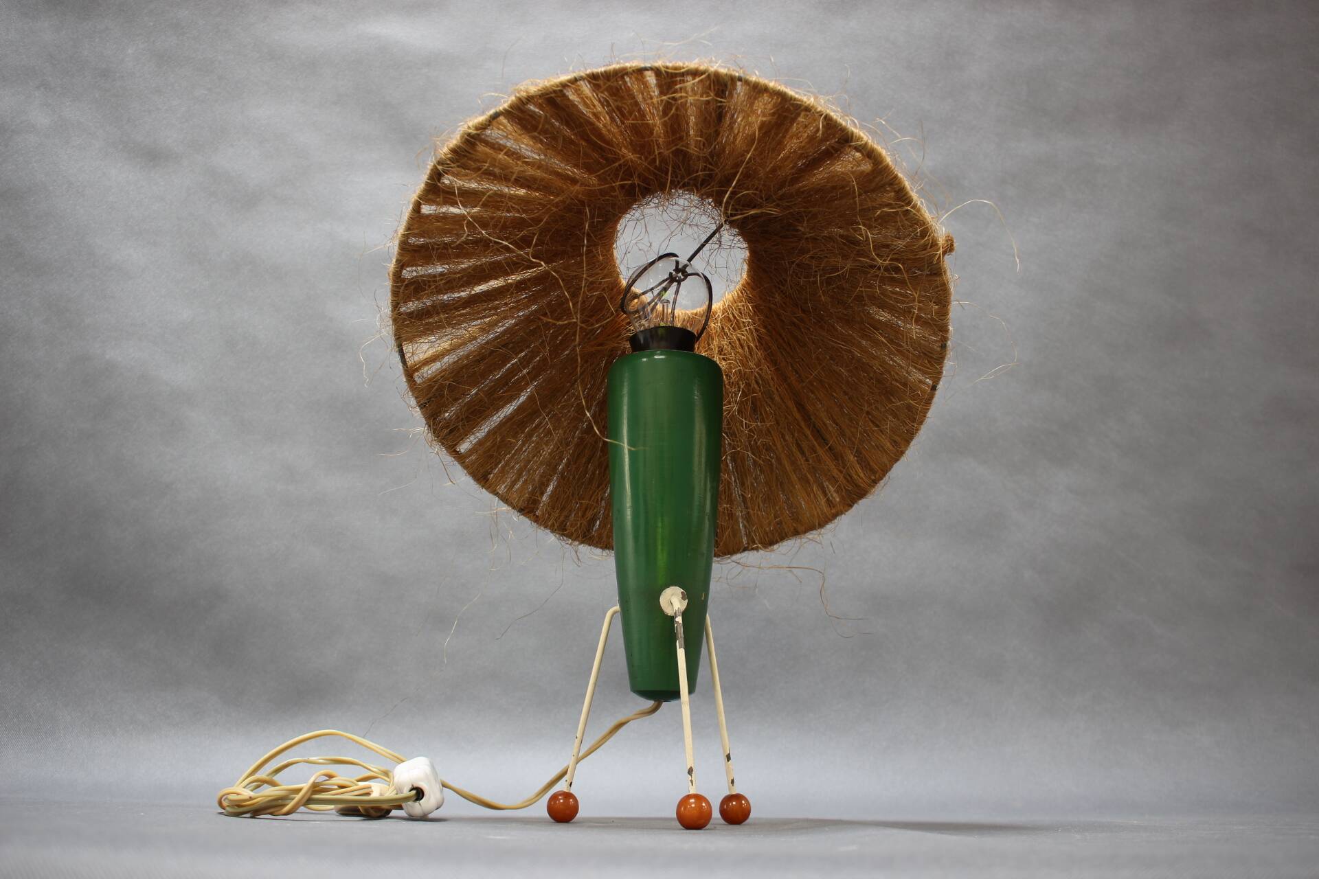 Lampe de table du milieu du siècle, Tchécoslovaquie, années 1950