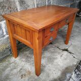 Old solid wood desk
