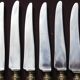 24 couteaux manche corne et viroles ouvragées
