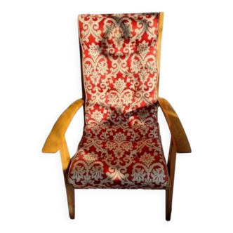 Vintage free span armchair