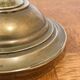 Patinated brass desk lamp, 19th century