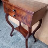 Work table - In mahogany and mahogany veneer - 19th century
