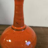Orange ceramic soliflore