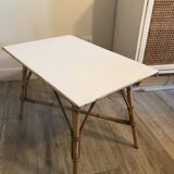 Vintage rattan/wicker table