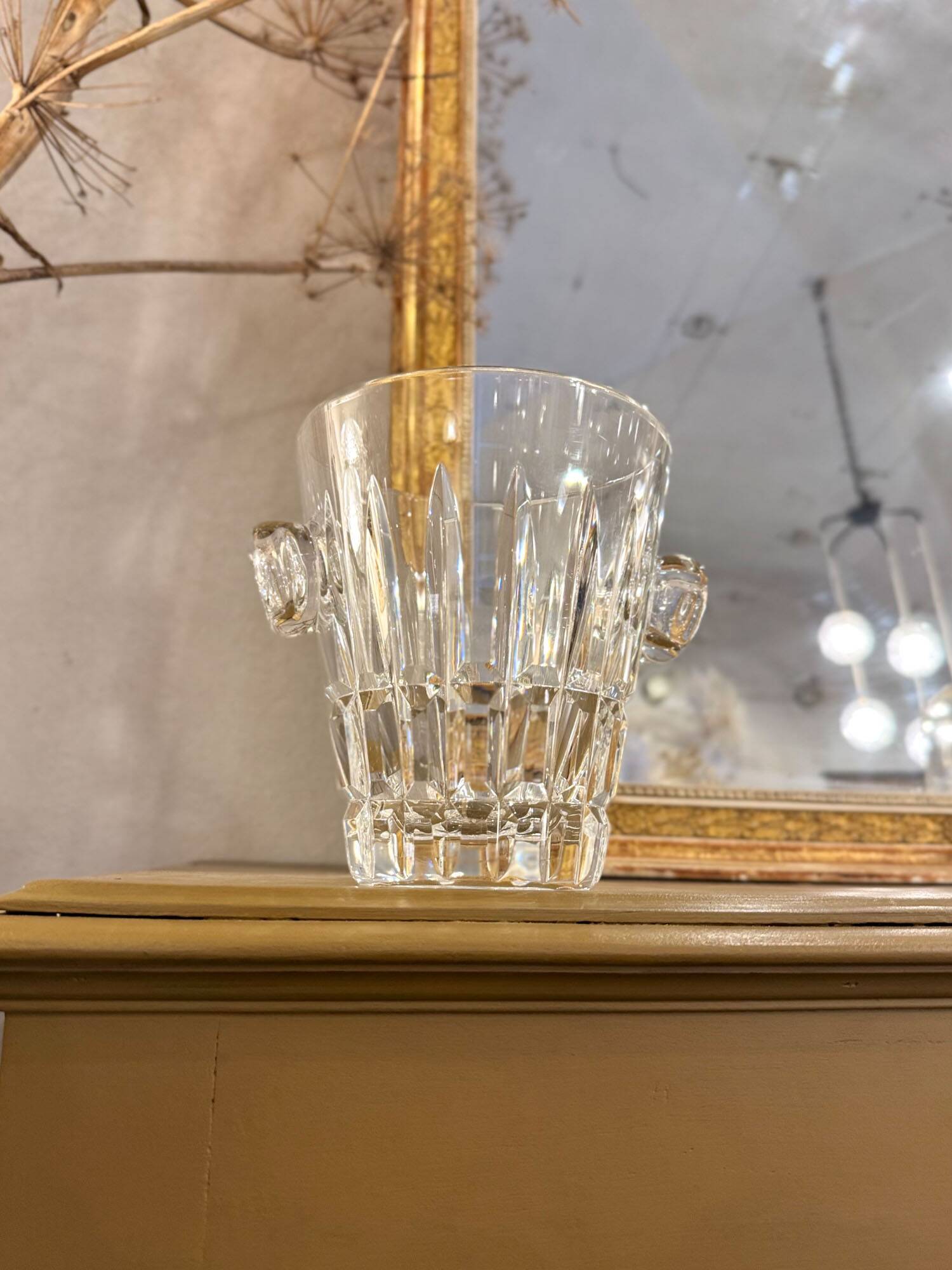 Saint Louis Manhattan Crystal Ice Bucket