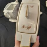 Art deco style coffee service 1 coffee maker, 1 milk jug, and 1 sugar bowl