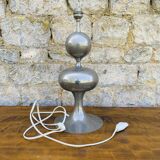 Table lamp chrome foot tulip 1970