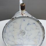 Pot washbasin wall mounted sheet metal enamelled