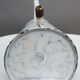 Pot washbasin wall mounted sheet metal enamelled